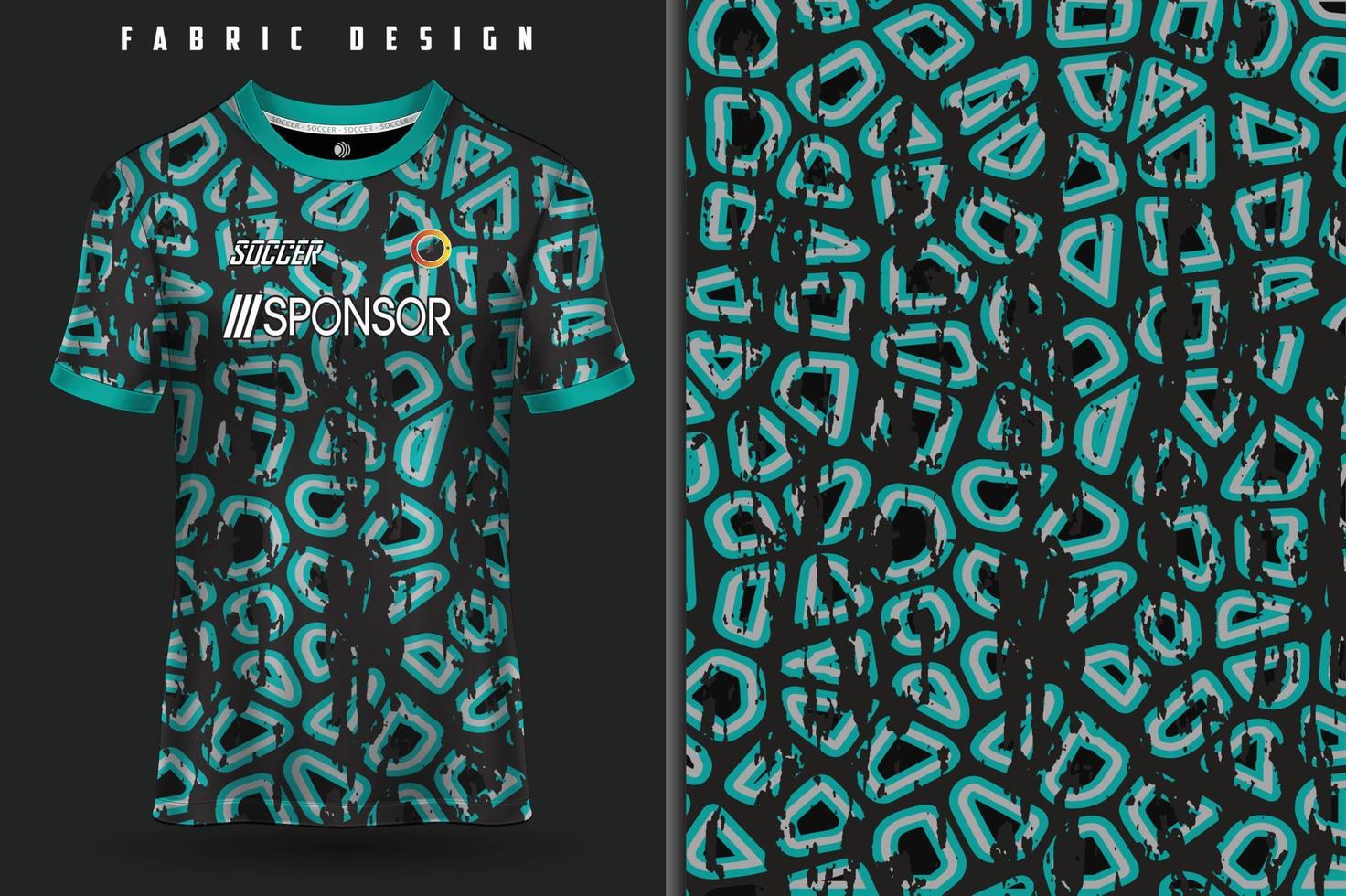 Sports jersey design for sublimation vector