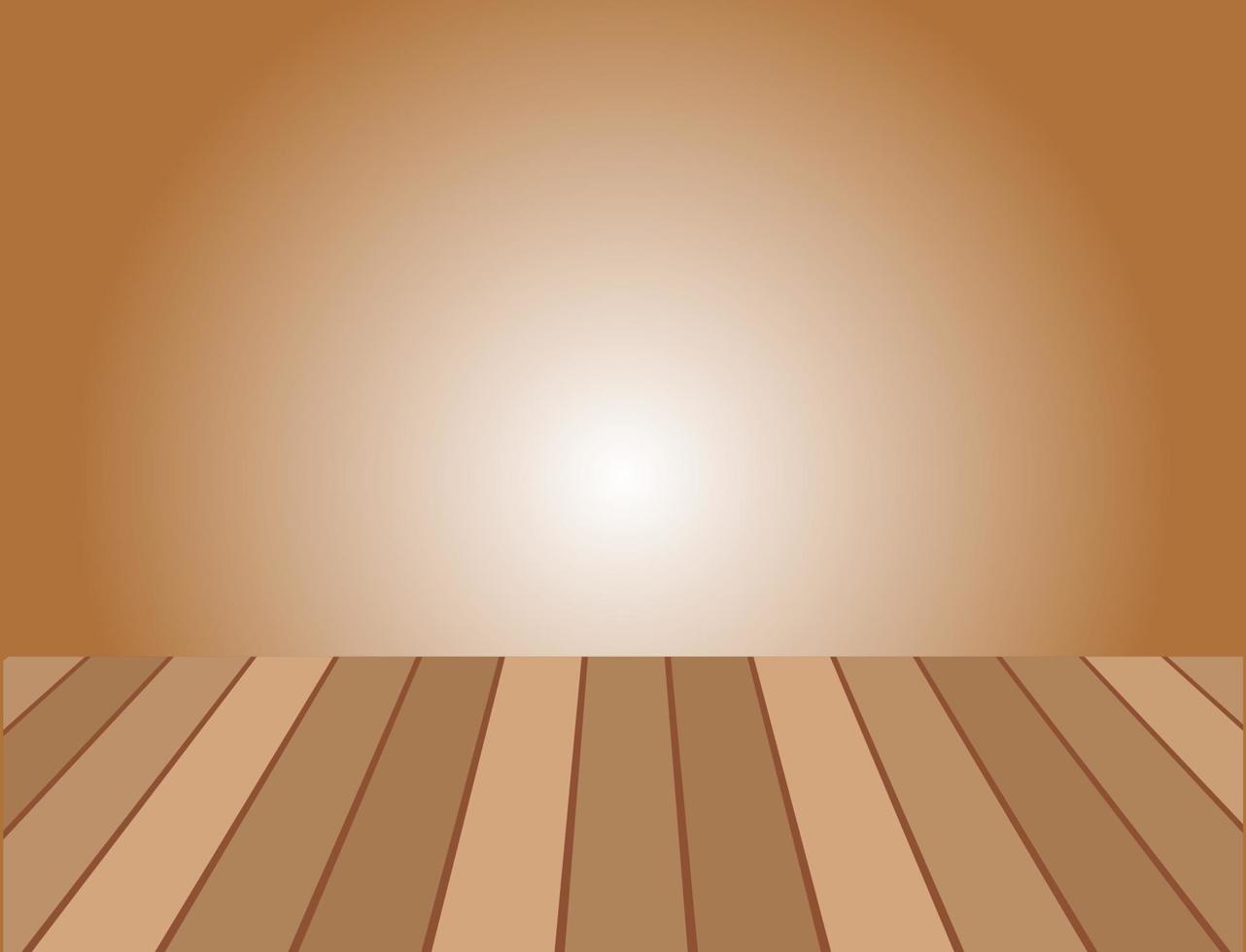 mesa de madera vectorial sobre fondo aislado vector