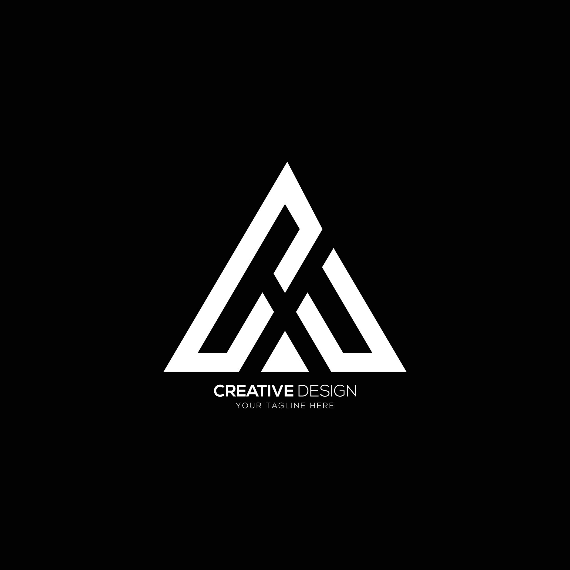 Triangle letter C A line modern logo 17723641 Vector Art at Vecteezy