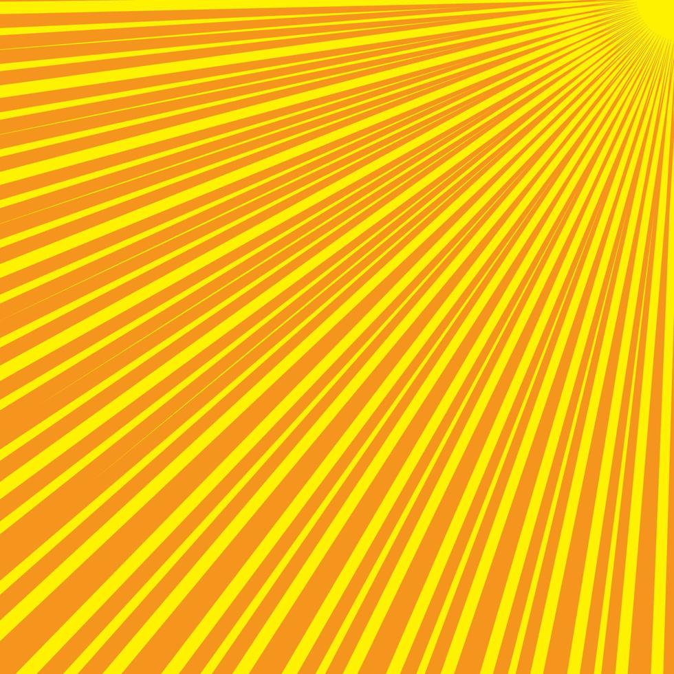 el fondo amarillo del sol de verano vector