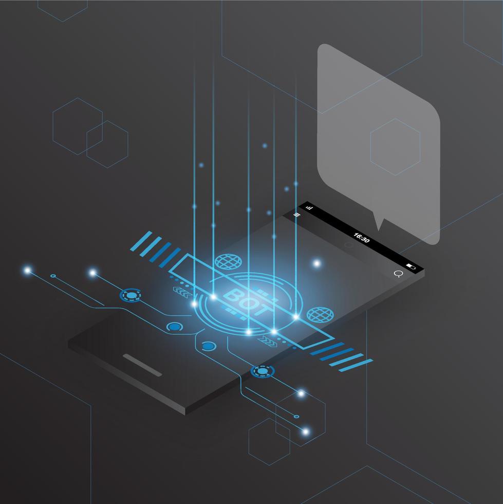 chatGPT Ai artificial intelligence technology hitech concept. chat GPT with smart bot, open Ai, line, lights, technology Abstract, vector. design for chat, web banner, background, transformation. vector