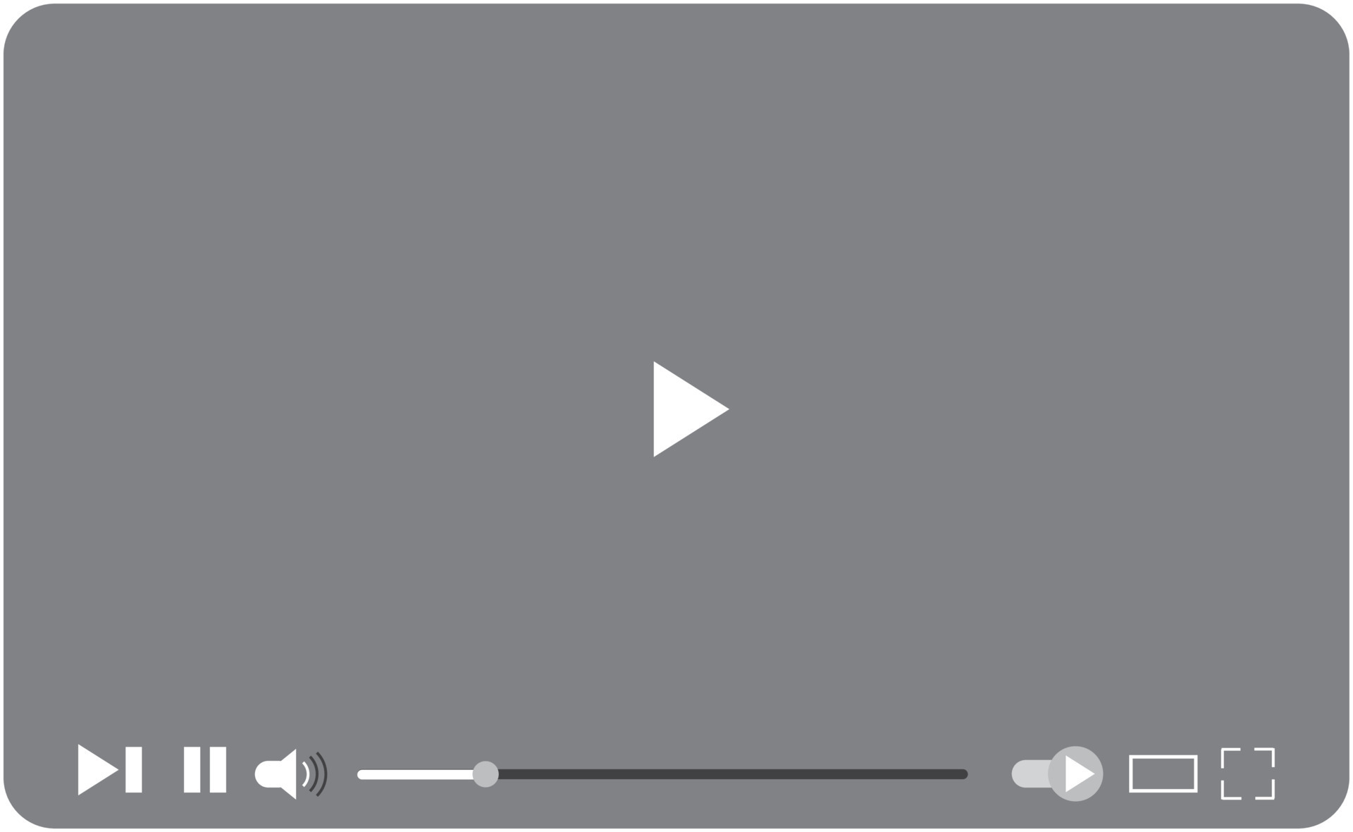 Web video player design