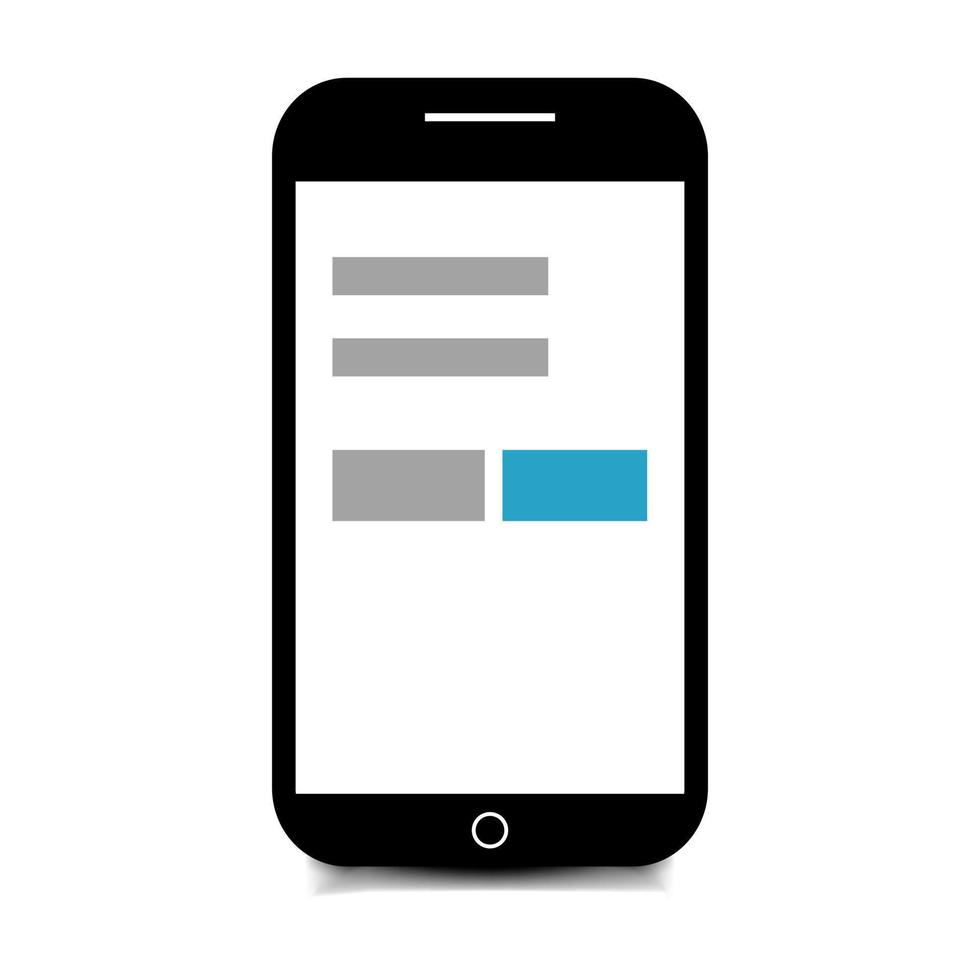 Mobile phone, smartphone icon, cellphone symbol, android phone icon