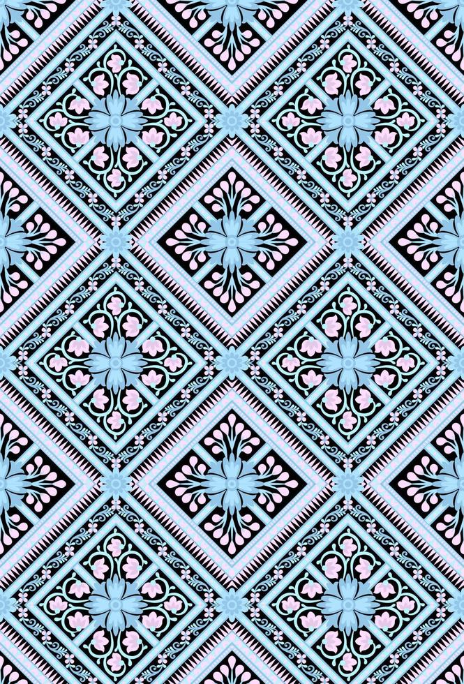 Vector vintage damask pattern design