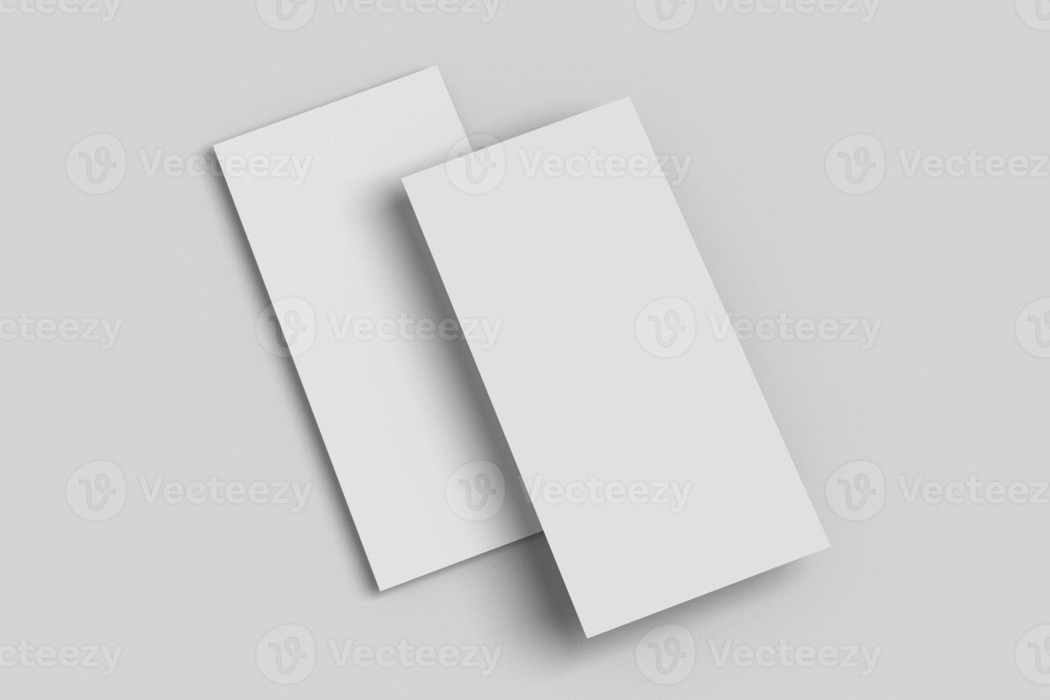 White vertical paper sheet Mockup photo
