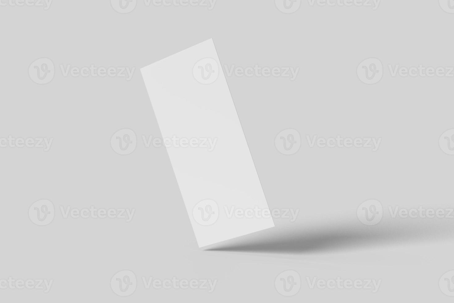 White vertical paper sheet Mockup photo