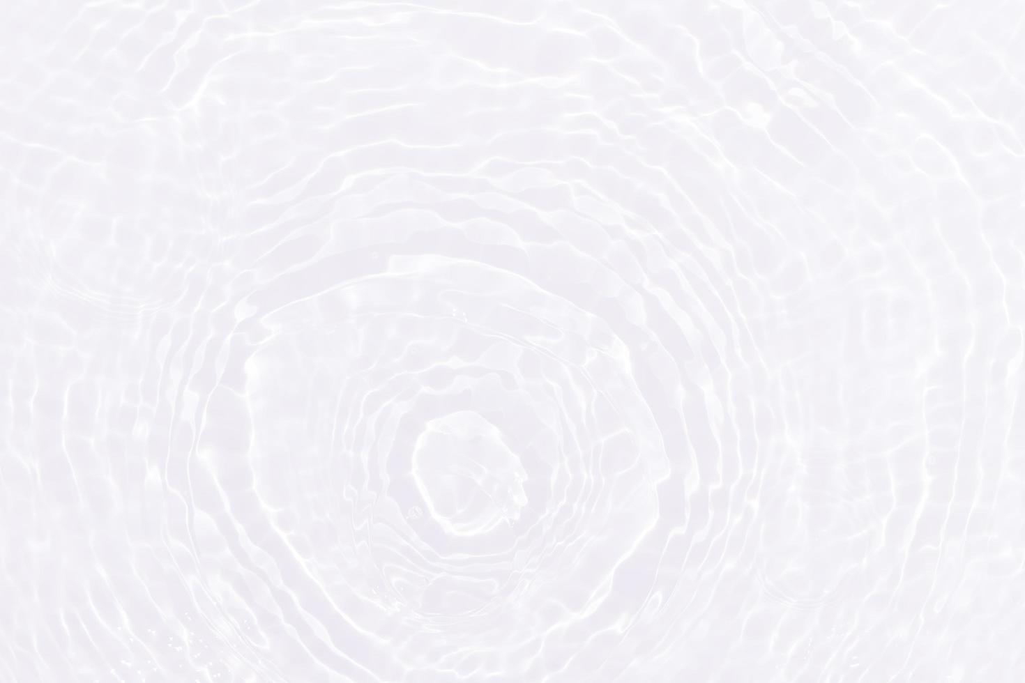 Defocus blurred transparent white colored clear calm water surface texture with splashes and bubbles. Trendy abstract nature background. Water waves in sunlight with copy space. White water shine photo