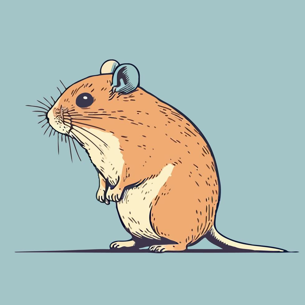 small rodent mammal animal vector