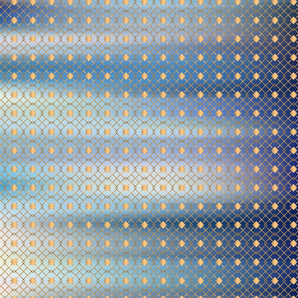 Golden art deco pattern with gradient color blur background photo