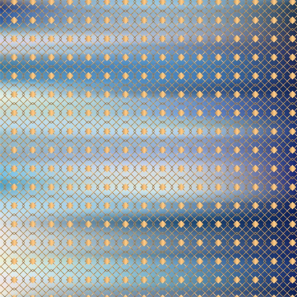 Golden art deco pattern with gradient color blur background photo