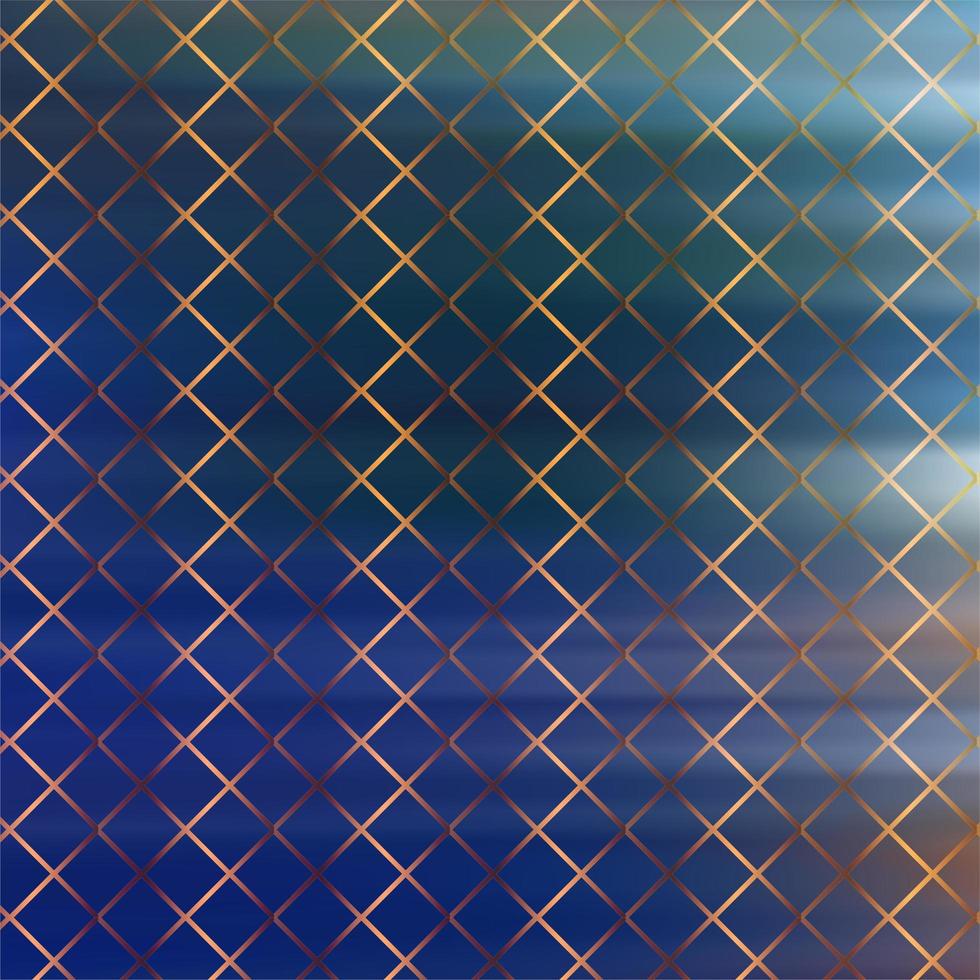Golden grid pattern with gradient color blur background photo