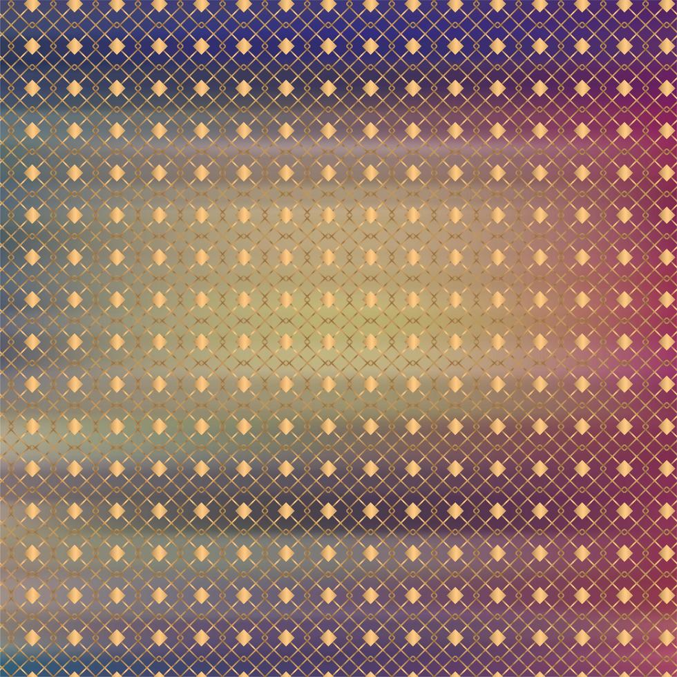 Golden art deco pattern with gradient color blur background photo