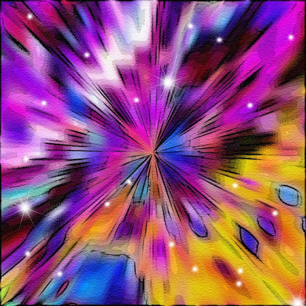 Colorful Pop Art Cartoon Comic Background photo