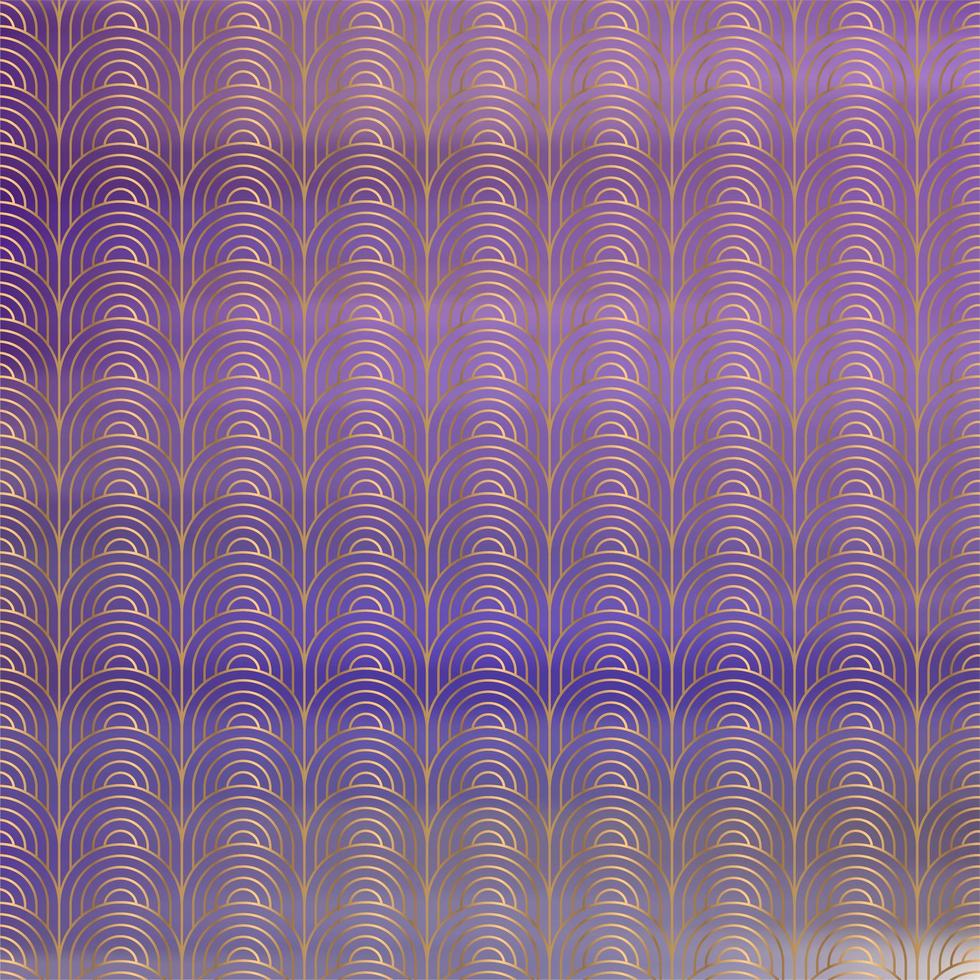 Golden art deco pattern with gradient color blur background photo
