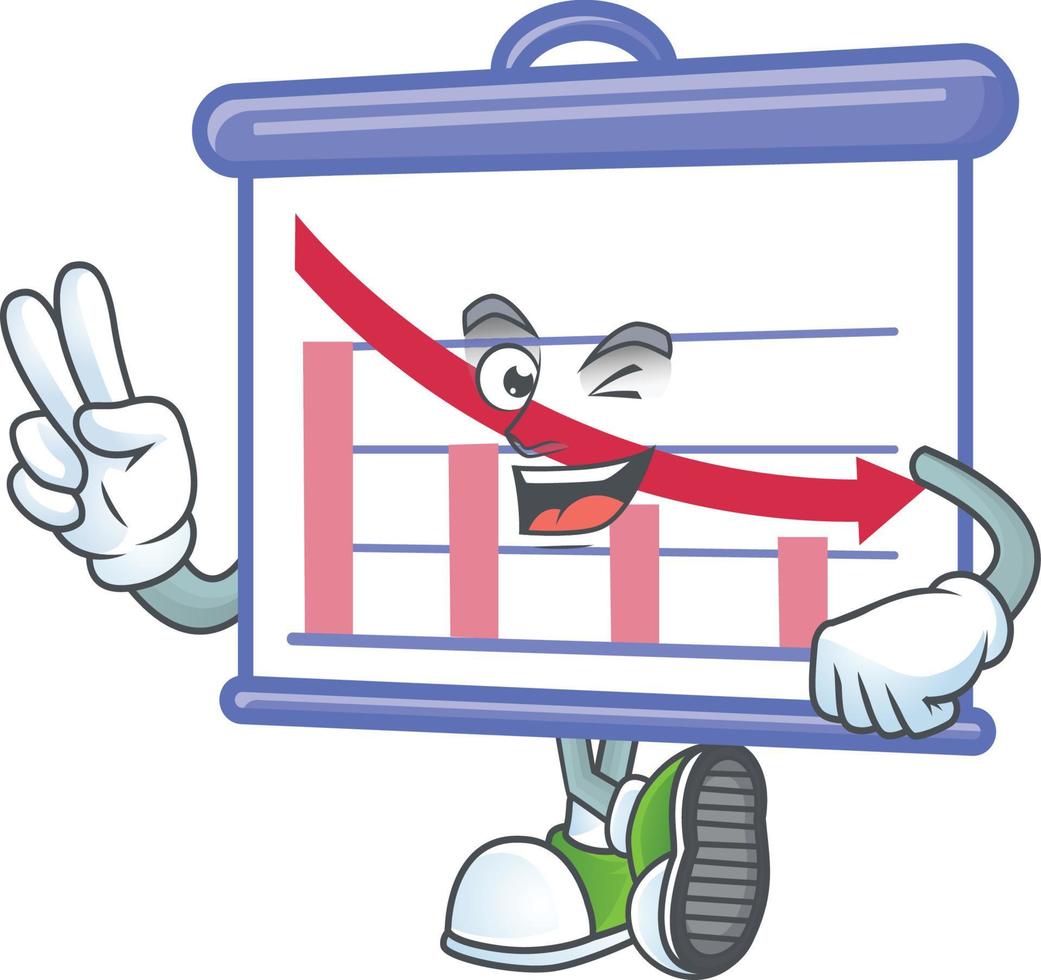 Down Graphic Board Vector