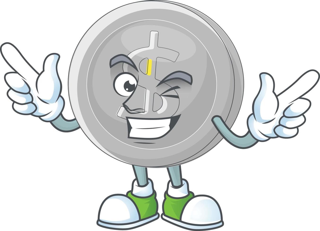 Silver Coin Vector