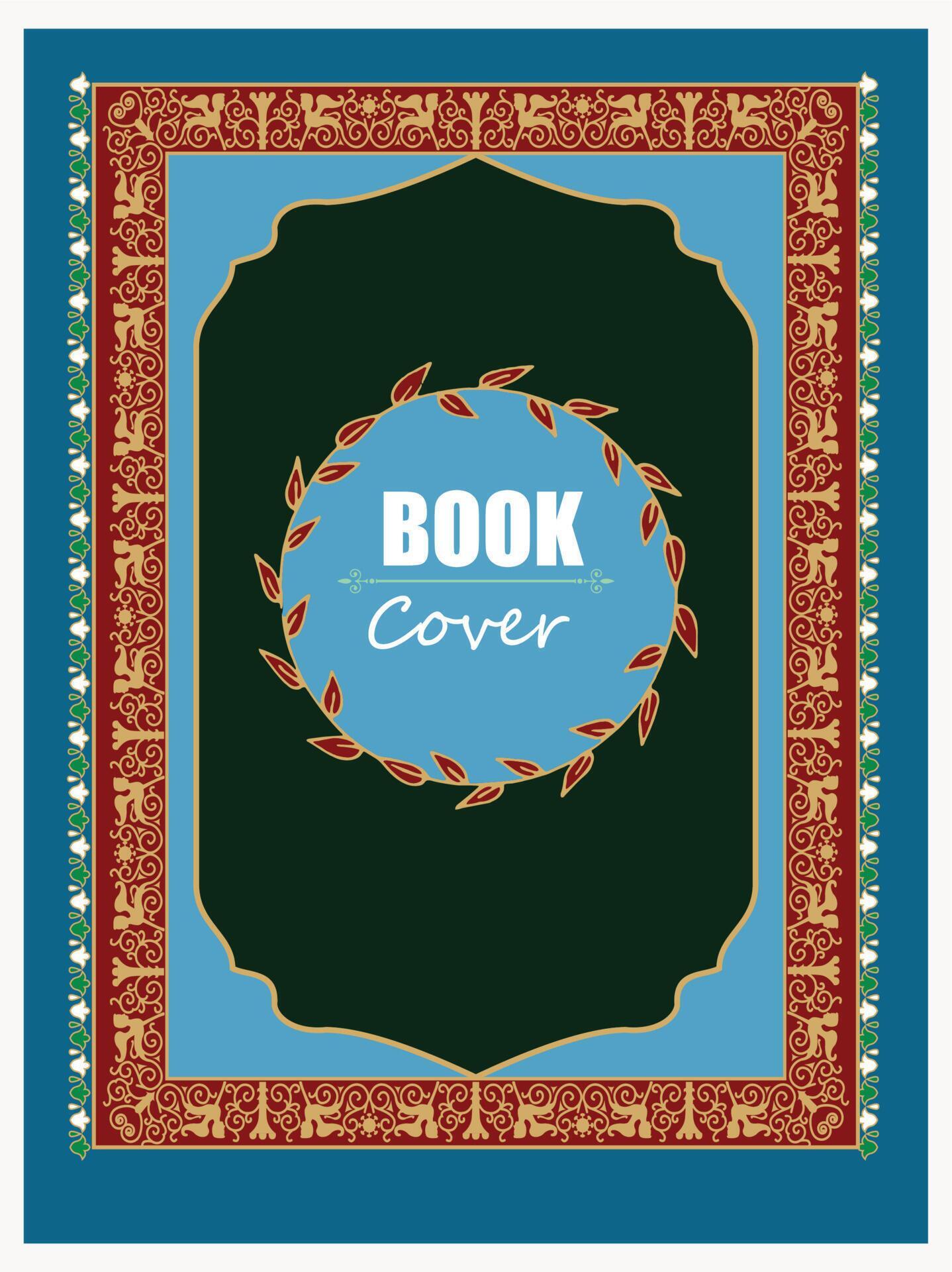 Islamic book cover, book cover, vector, book, and free download by