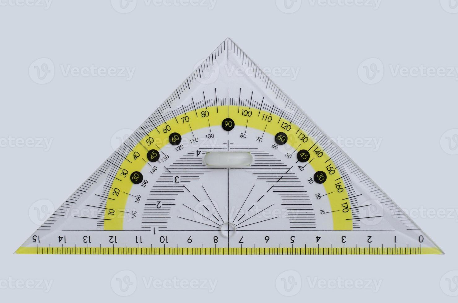 Set Square Isolated on White Background photo