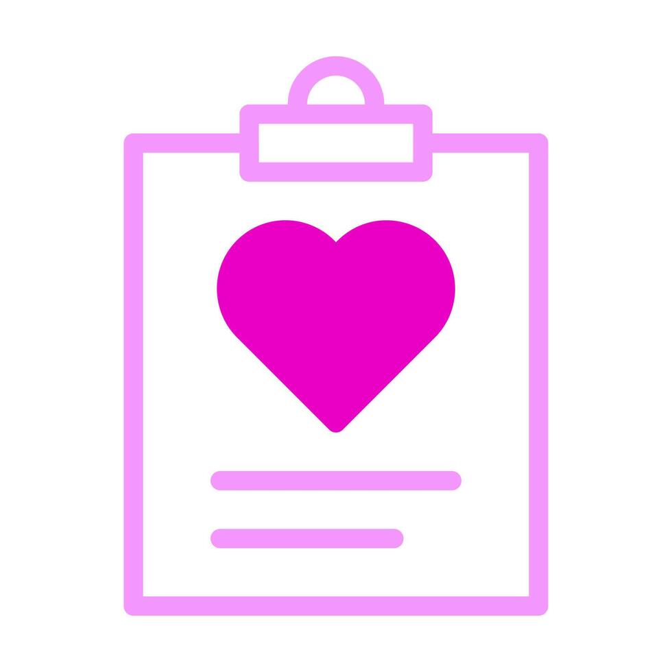 icono de papel dualtone pink style valentine vector illustration perfect.