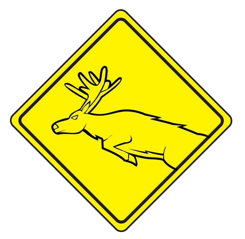 Deer illustration design vector