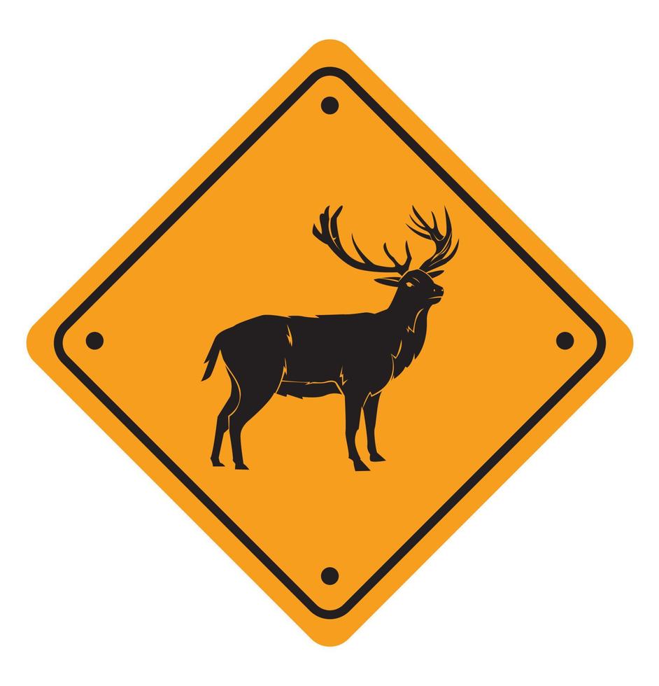 Deer illustration design vector