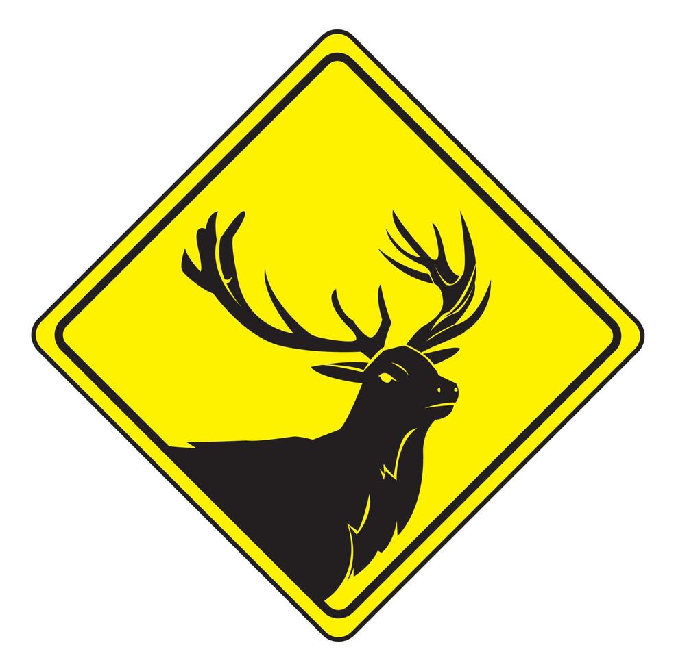 Deer illustration design vector