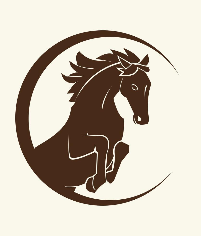 Horse run illustrator vector