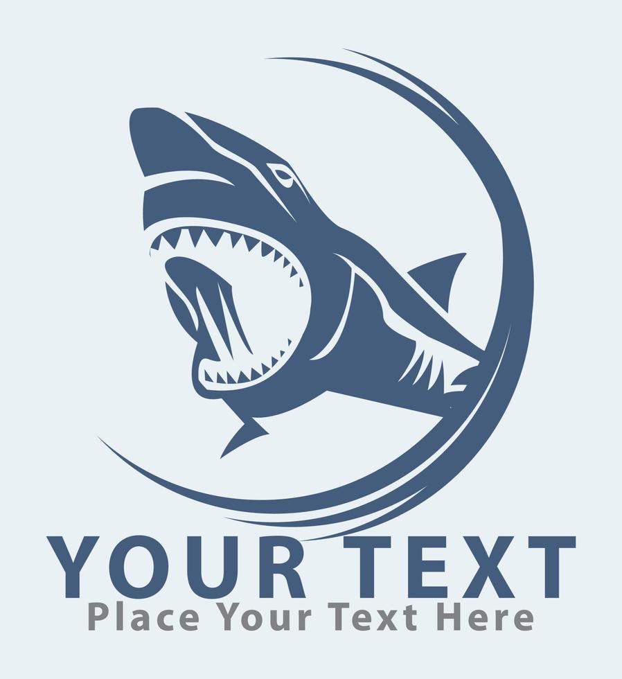 Shark Illustration design vector