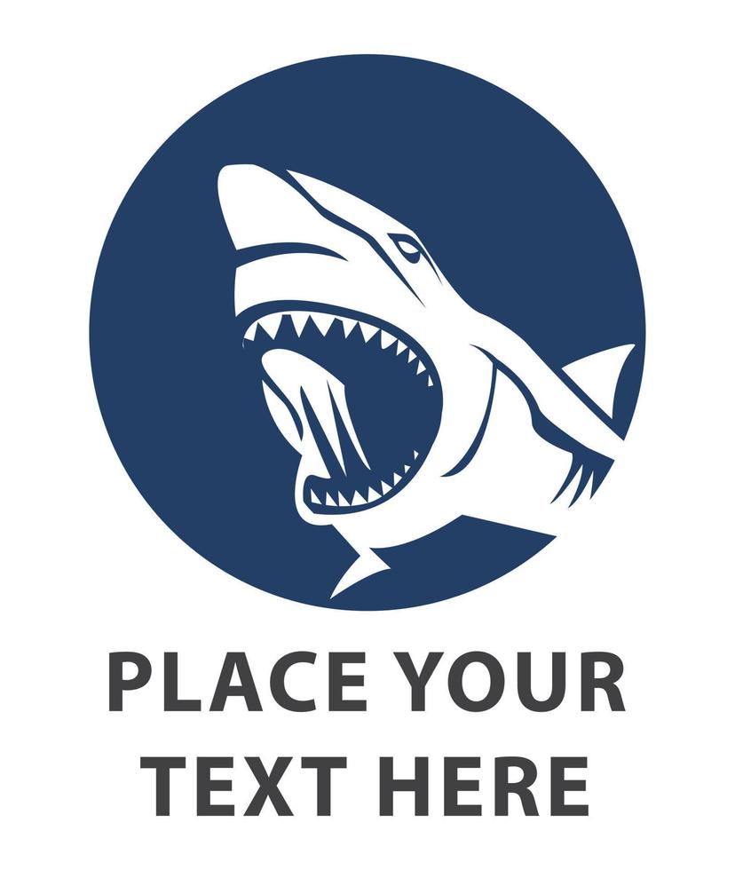 Shark Illustration design vector