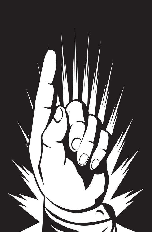 point hand illustration vector