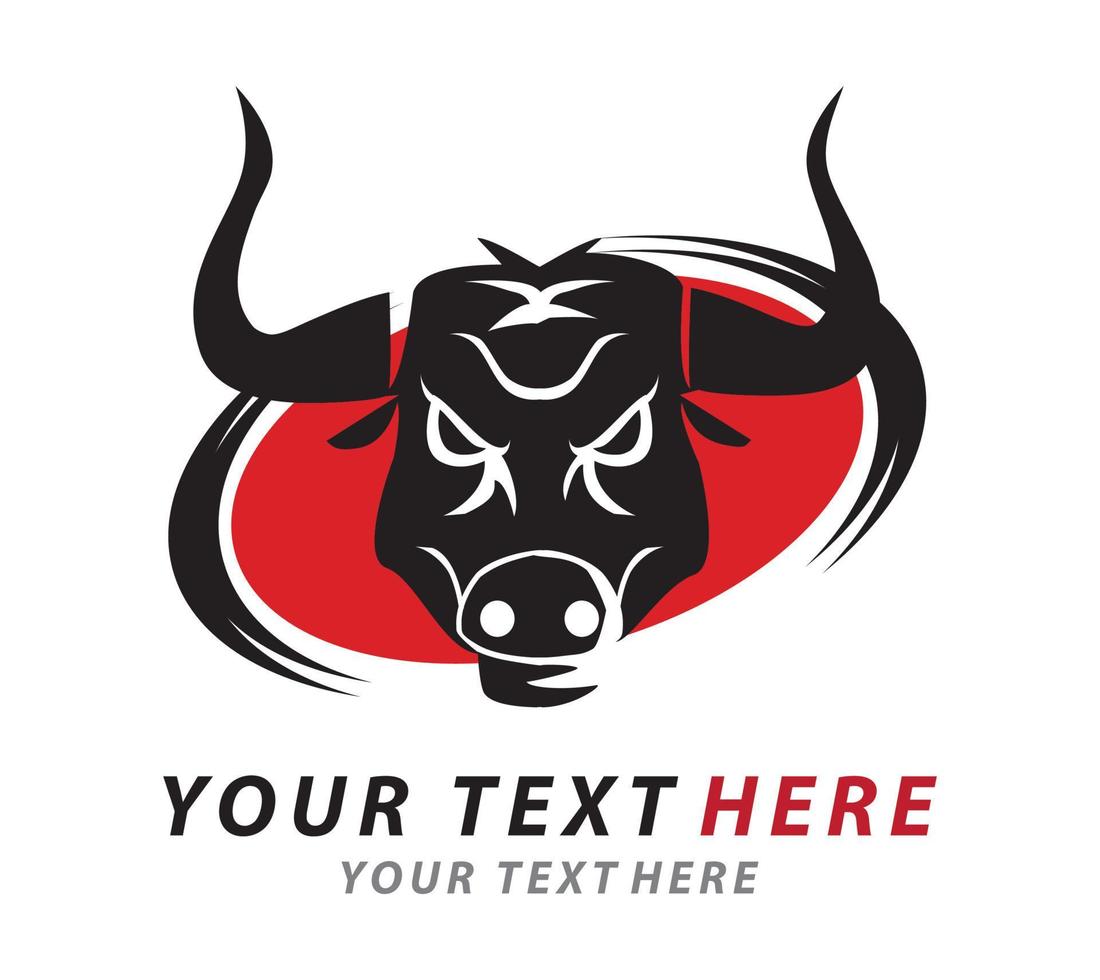 Bull Illustration design vector