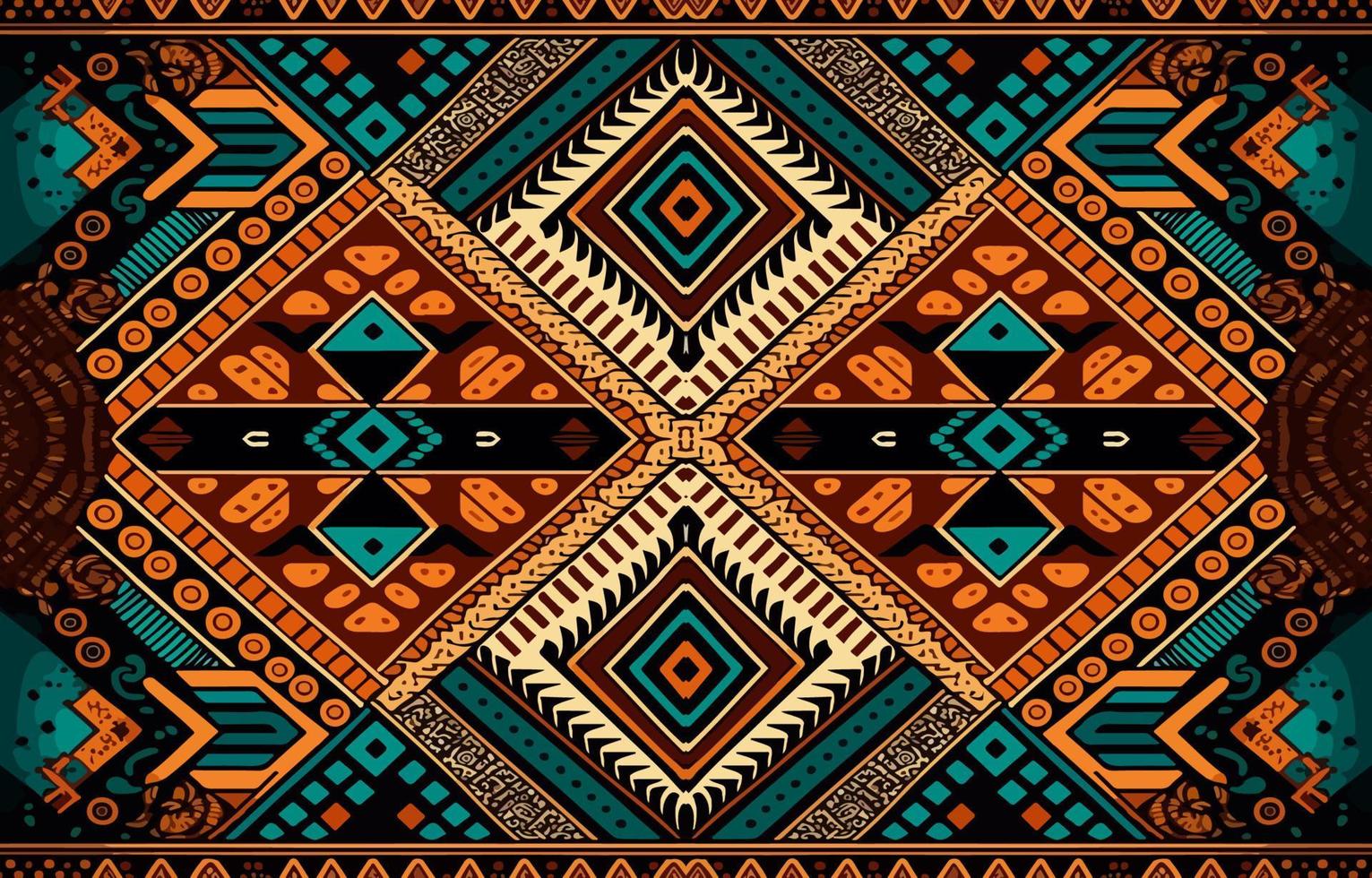 patrón étnico de tela sin costuras. línea gráfica retro vintage antigua folk tradicional abstracta. tela textil vector ilustración adornado elegante estilo de lujo. impresión de arte para ropa, fondo.