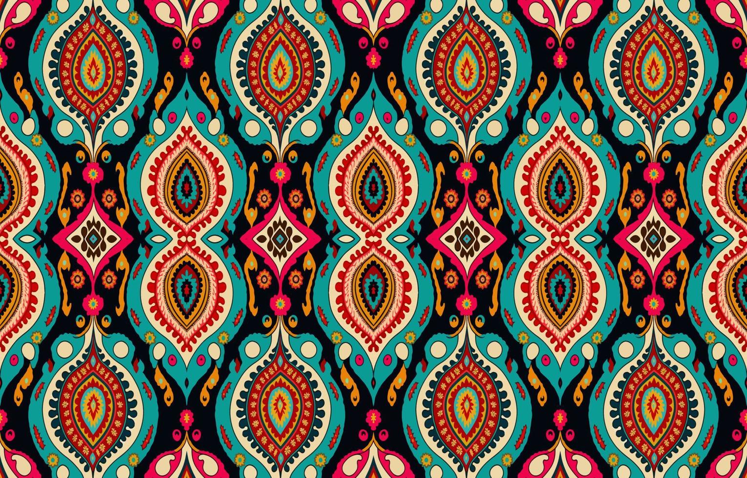 patrón étnico de tela sin costuras. línea gráfica retro vintage antigua folk tradicional abstracta. tela textil vector ilustración adornado elegante estilo de lujo. impresión de arte para ropa, fondo.