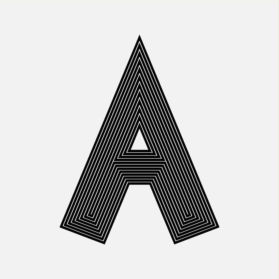Letter A logo icon vector design template