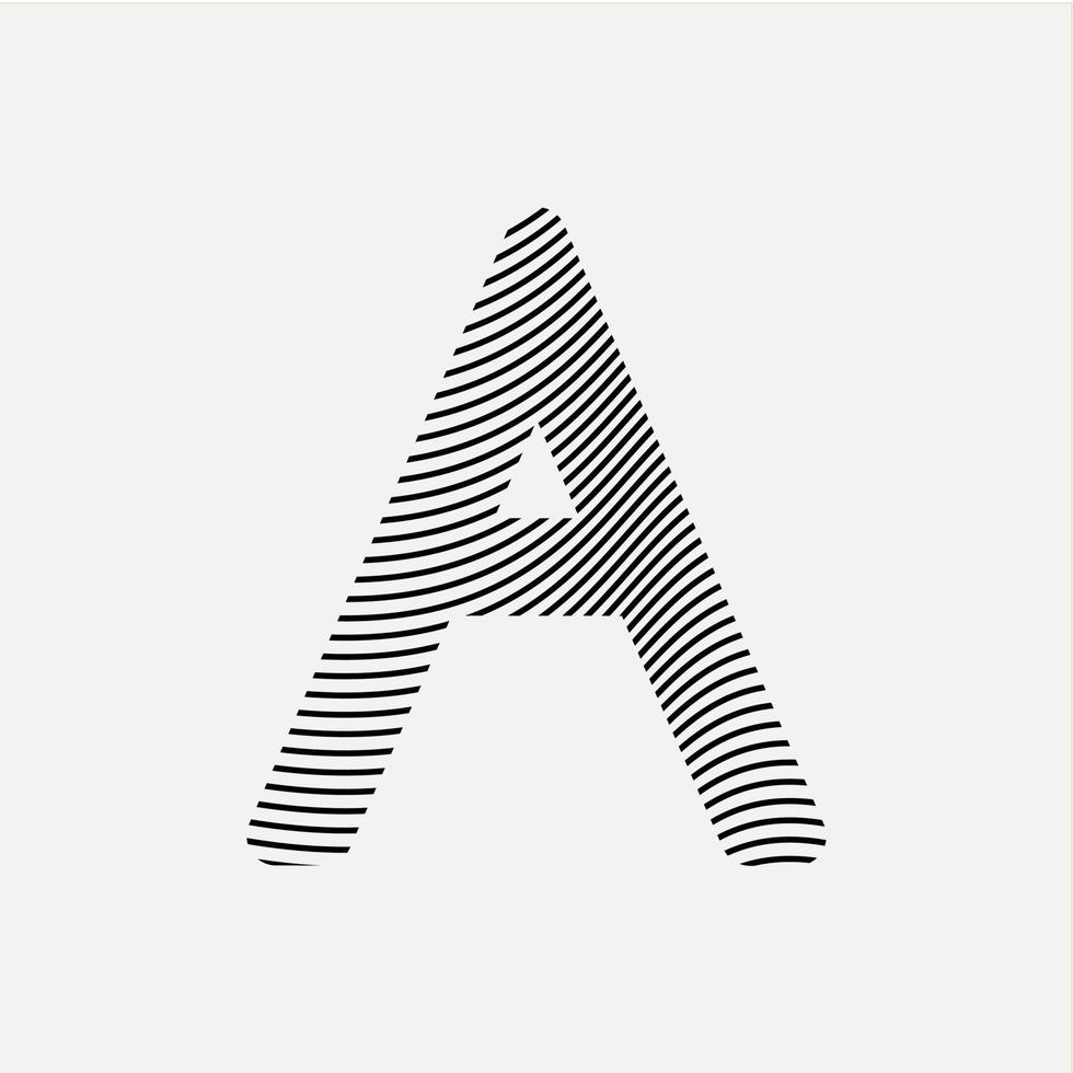 Letter A logo icon vector design template