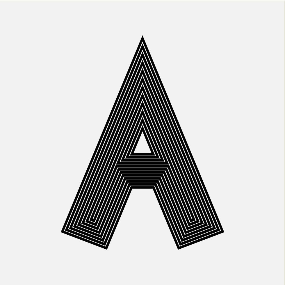 Letter A logo icon vector design template