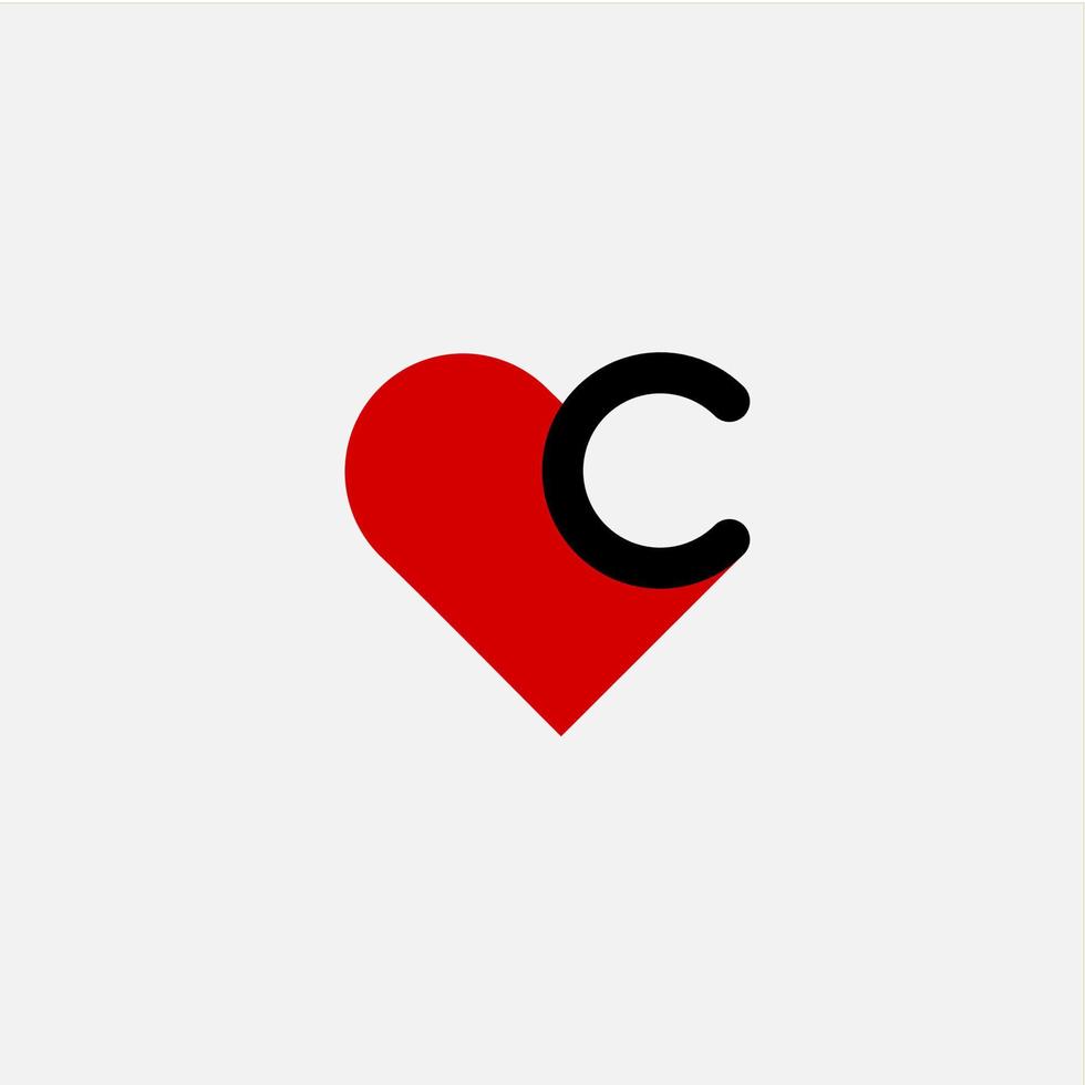 Letter C icon logo with some element vector design template