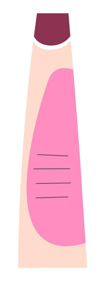Cosmetic products, bottle with shampoo or gel vector