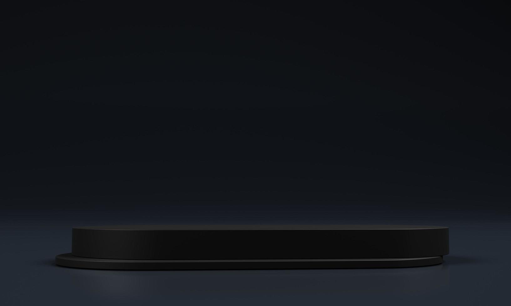 simple minimalist podium for product advertising on 3d rendering photo