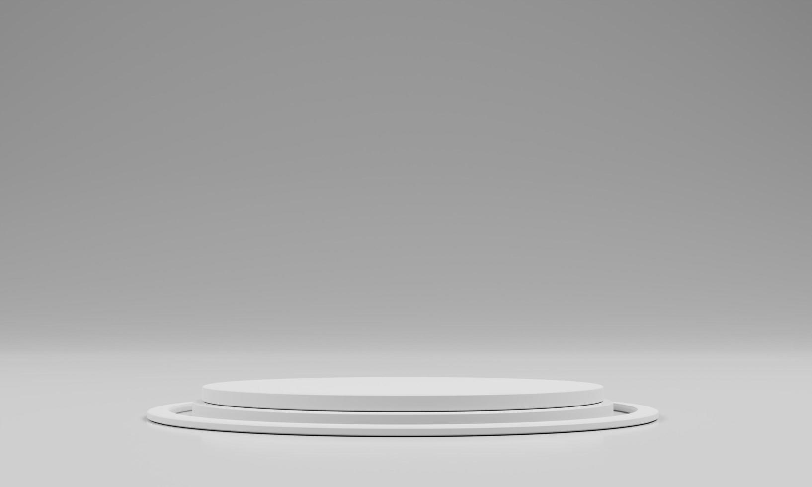 product background with empty podium scene on 3d rendering photo