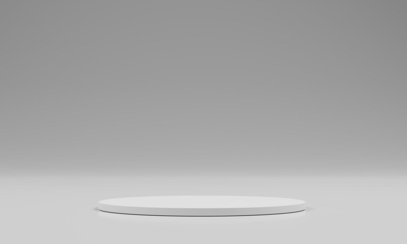 3d rendering simple minimalist podium photo