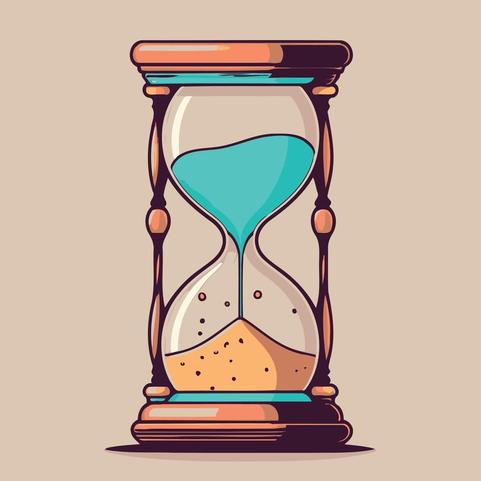 Sand clock hourglass time 17732609 Vector Art at Vecteezy