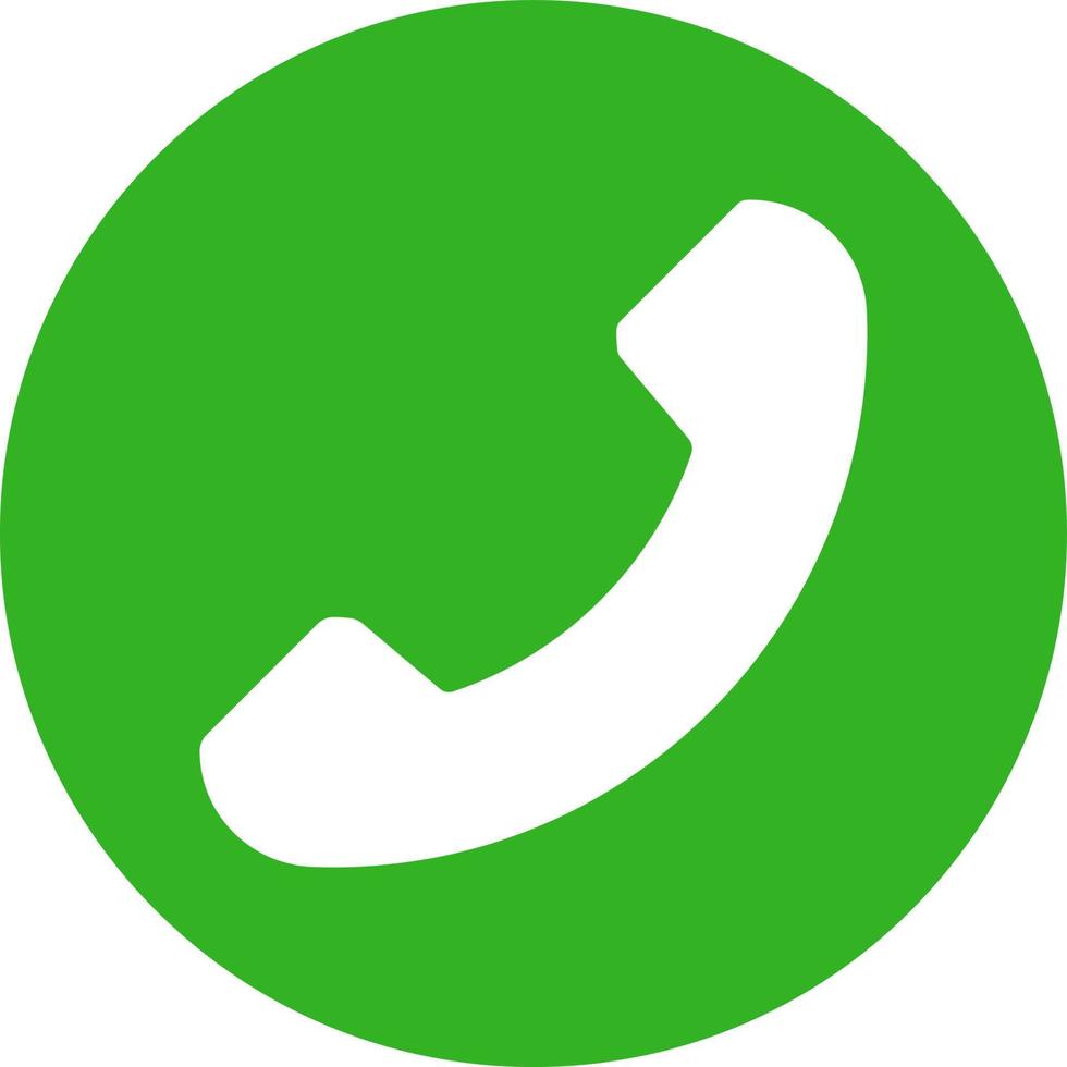 Green telephone icon, telephone icon ai format 17732776 Vector Art at ...