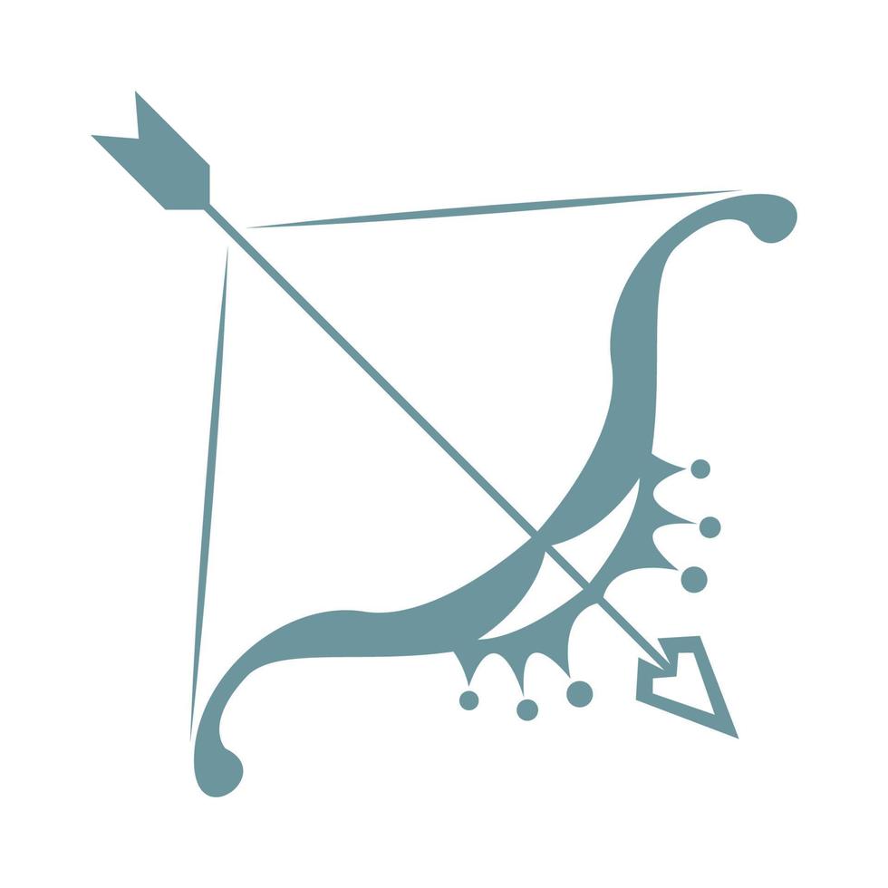 Archery icon logo design vector