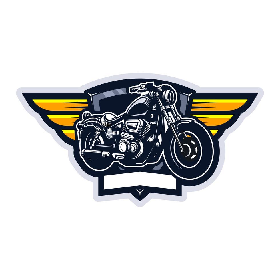 Motorcycle Template Logo Design vector