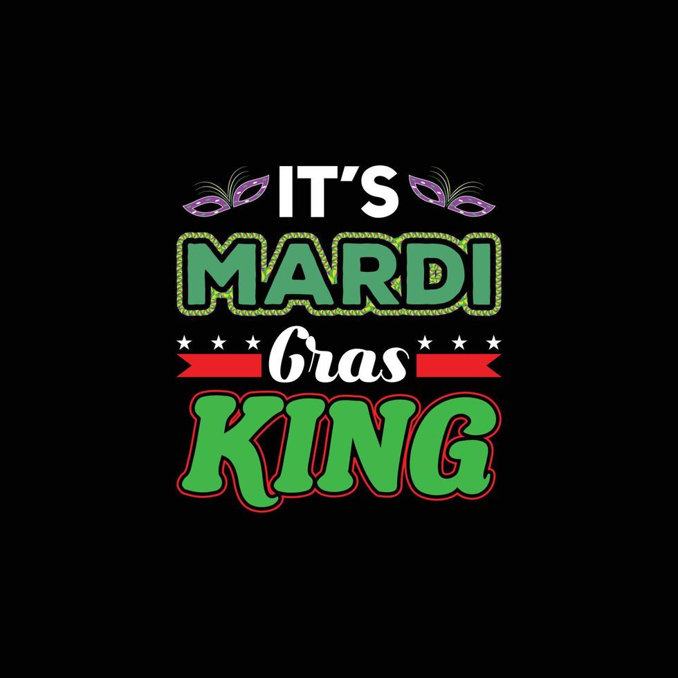 diseño de camiseta de mardi gras vector