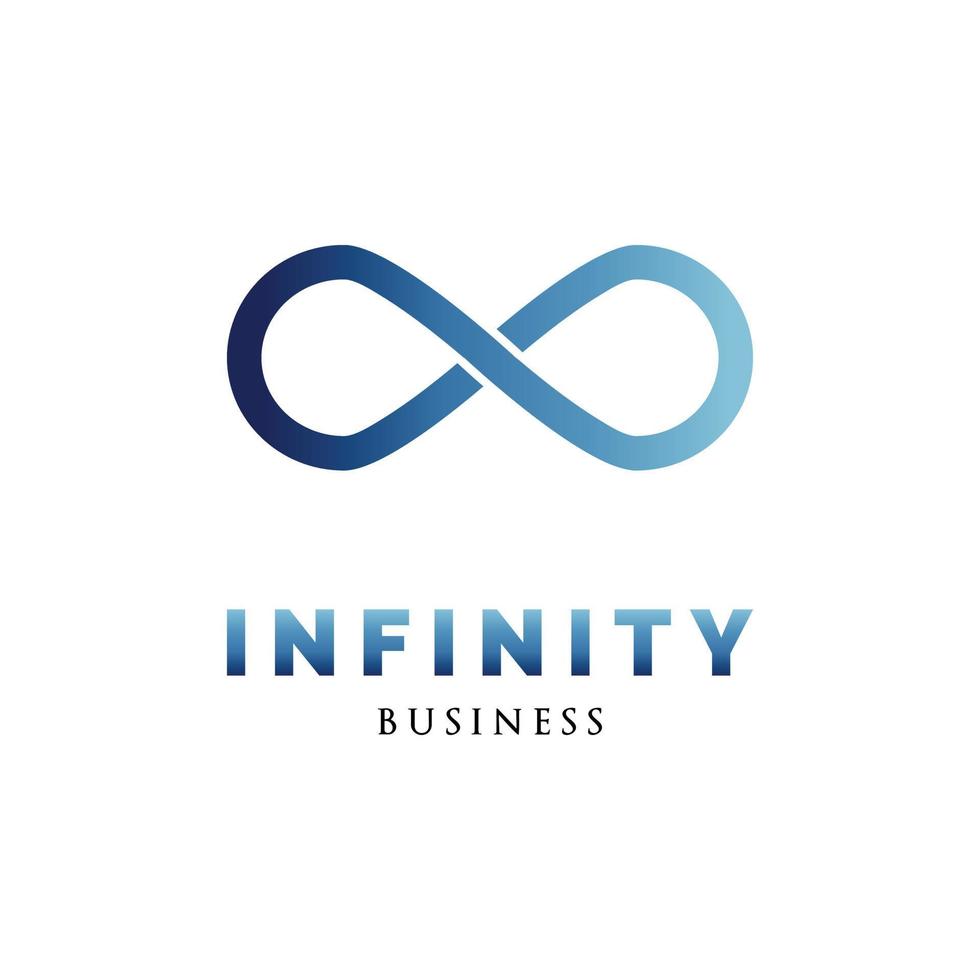Infinity Icon Logo Design Template vector