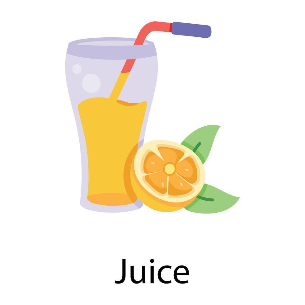 Trendy Juice Concepts vector