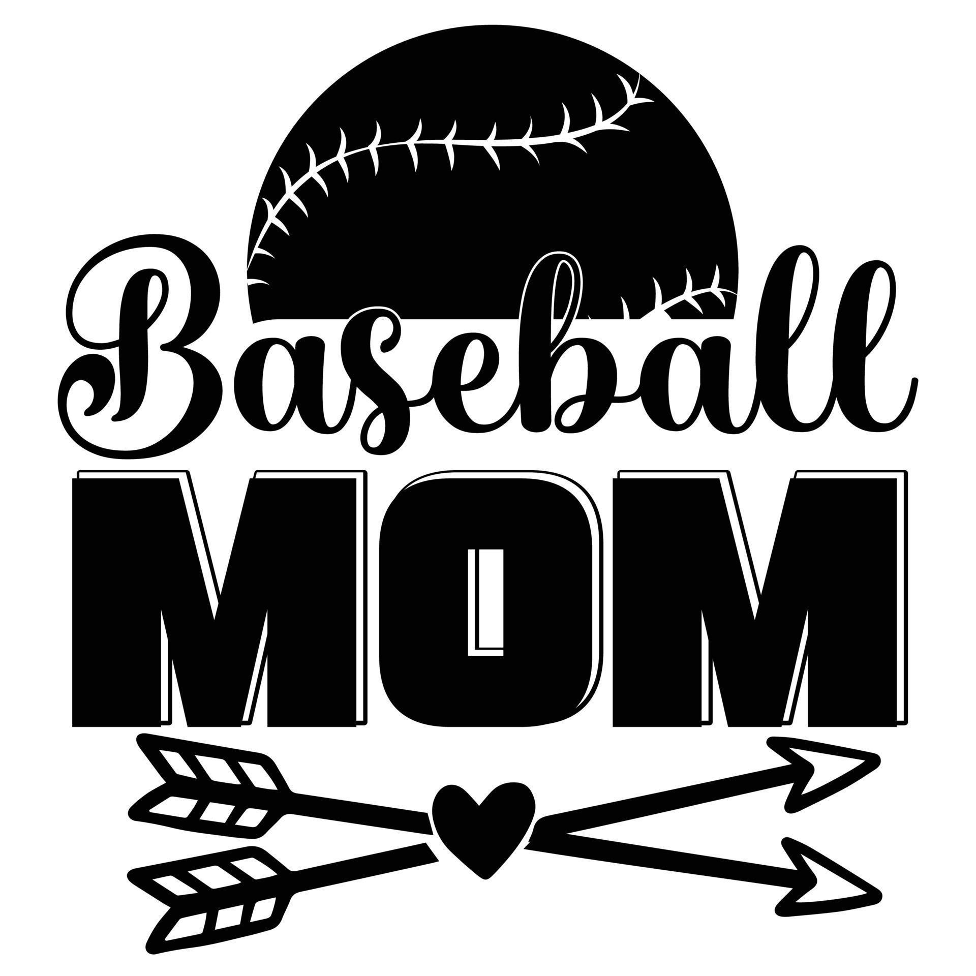 Baseball Mom Shirt Design For Print Template 17734240 Vector Art at