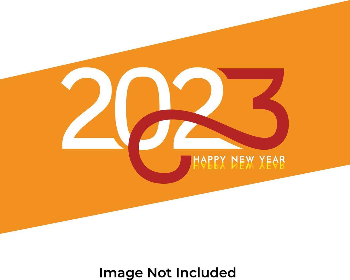 Happy New Year 2023 vector